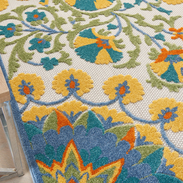 Nourison Aloha Alh22 Multicolor Rugs - Nourison - 99446828293