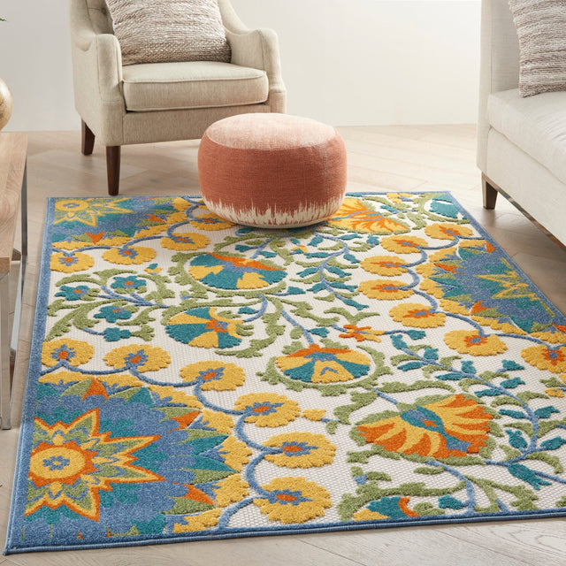 Nourison Aloha Alh22 Multicolor Rugs - Nourison - 99446828439