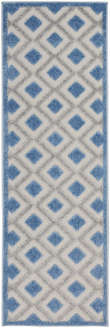 Nourison Aloha Alh26 Blue/Grey Rugs - Nourison - 99446829160