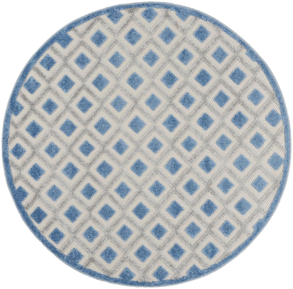 Nourison Aloha Alh26 Blue/Grey Rugs - Nourison - 99446829207