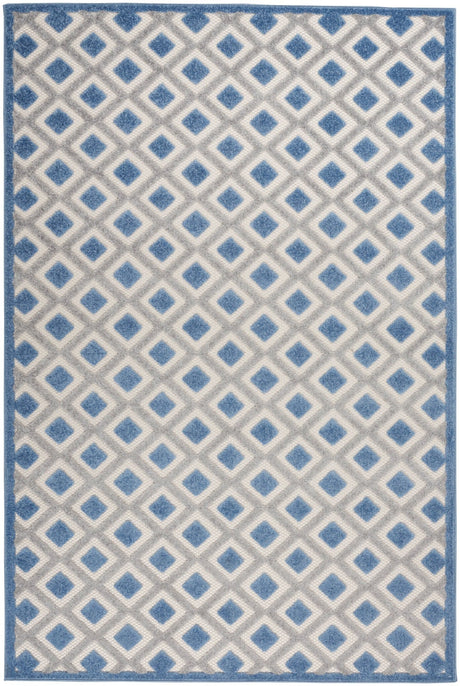 Nourison Aloha Alh26 Blue/Grey Rugs - Nourison - 99446829283