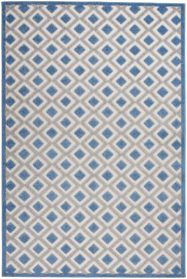 Nourison Aloha Alh26 Blue/Grey Rugs - Nourison - 99446829283