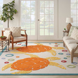 Nourison Aloha Alh27 Teal Multi Rug - Nourison - 99446135834