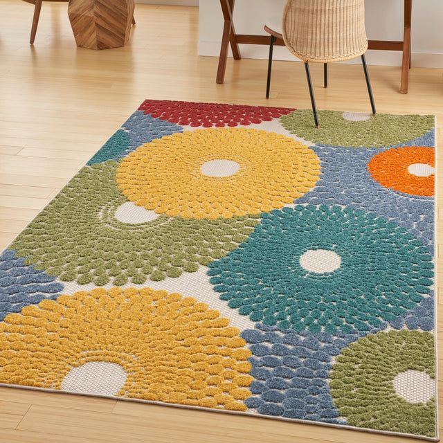 Nourison Aloha Alh29 Multicolor Rug - Nourison - 99446167323