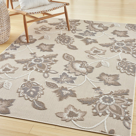 Nourison Aloha Alh31 Beige Rug - Nourison - 99446168849