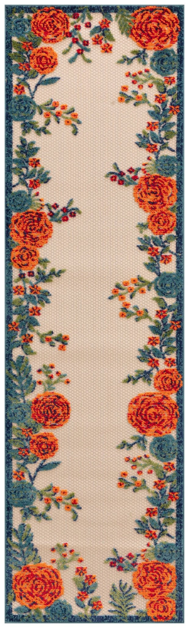 Nourison Aloha Alh32 Ivory Multicolor Rug - Nourison - 99446952523