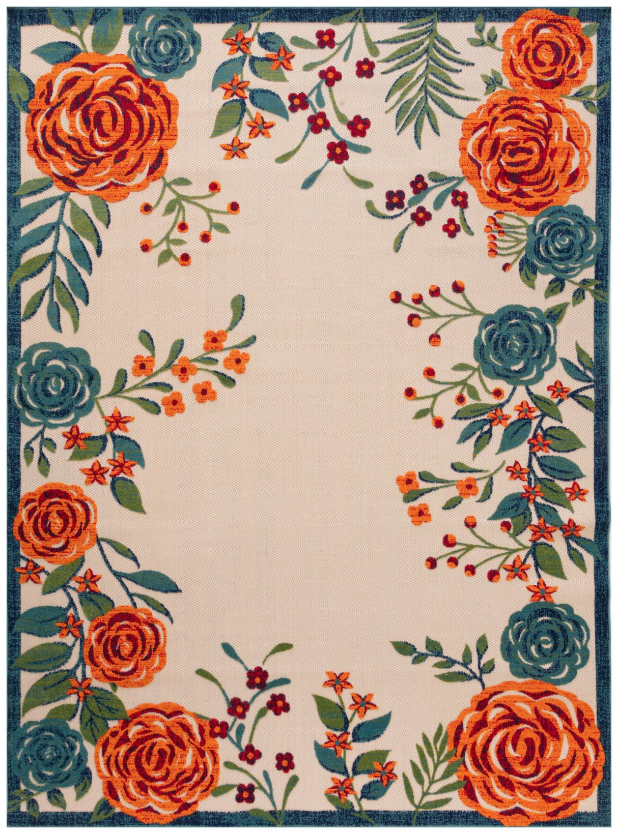 Nourison Aloha Alh32 Ivory Multicolor Rug - Nourison - 99446952547