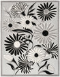 Nourison Aloha Alh33 Black White Rug - Nourison - 99446171290