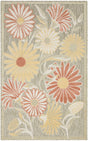 Nourison Aloha ALH33 Machine Made Sage, Rose Rug