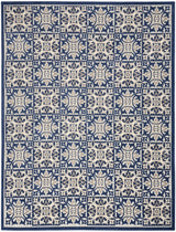 Nourison Aloha Alh34 Blue Rug - Nourison - 99446173683