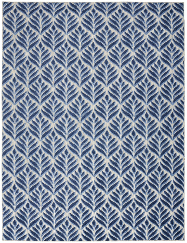 Nourison Aloha Alh35 Blue Rug - Nourison - 99446174017