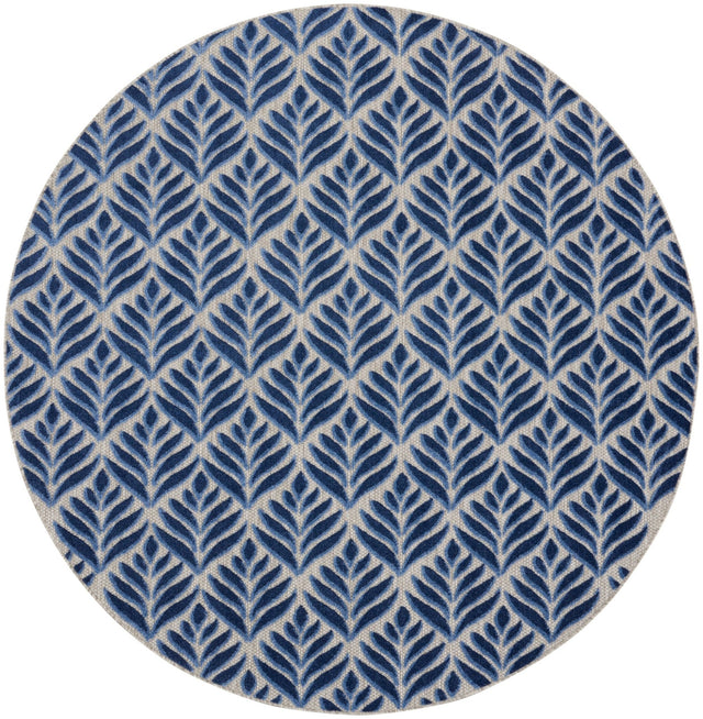 Nourison Aloha Alh35 Blue Rug - Nourison - 99446174161