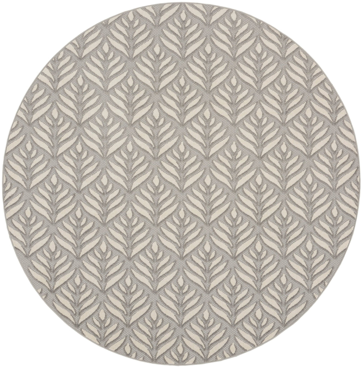 Nourison Aloha Alh35 Grey Rug - Nourison - 99446175205
