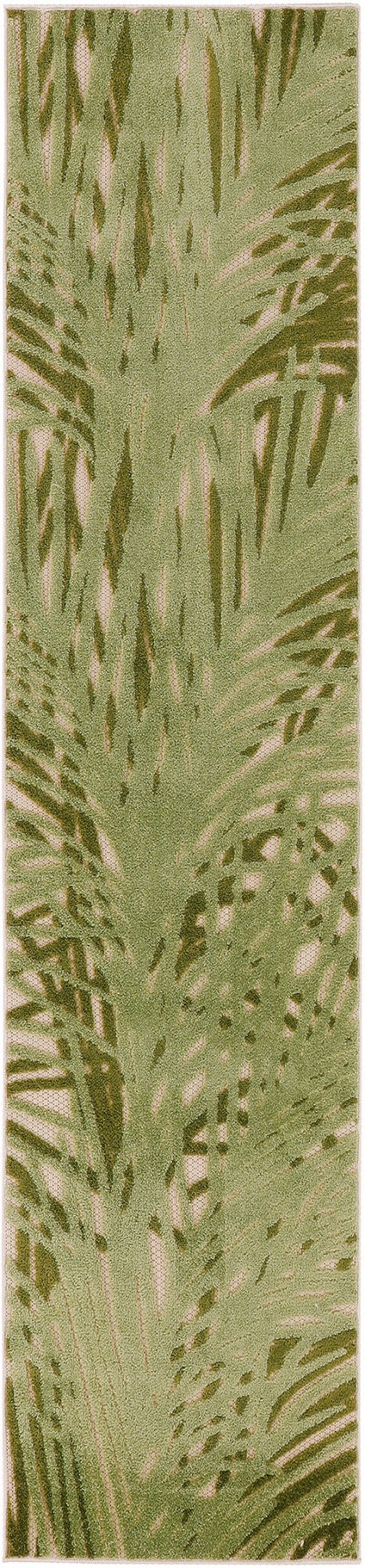 Nourison Aloha Alh41 Ivory Green Rug - Nourison - 99446953704