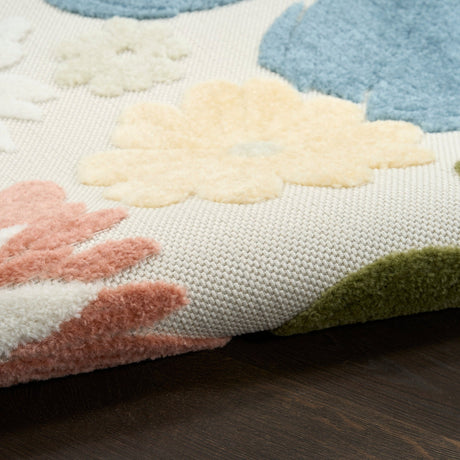 Nourison Aloha ALH42 Machine Made Multicolor Rug
