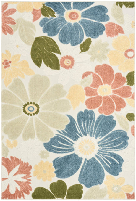 Nourison Aloha ALH42 Machine Made Multicolor Rug