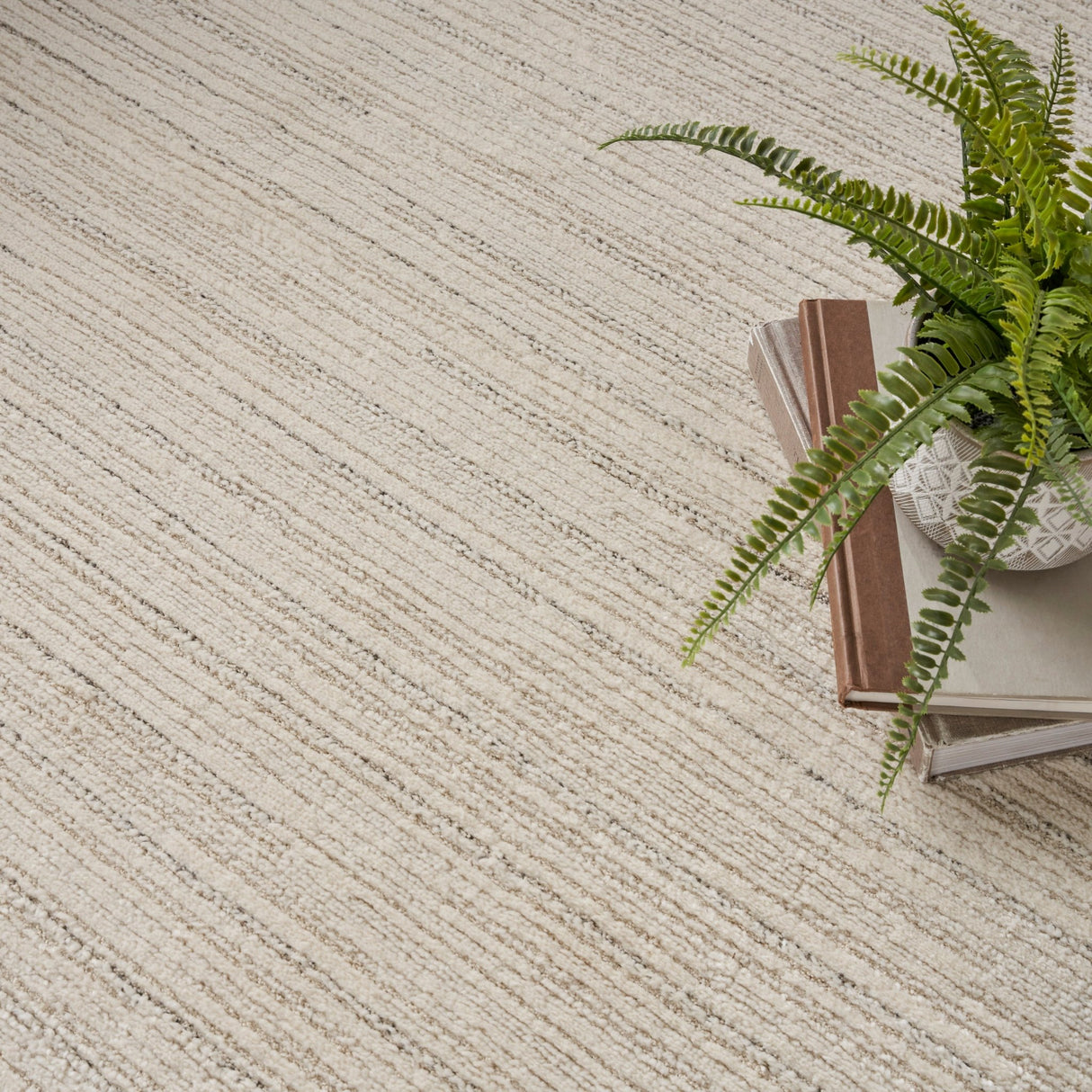 Nourison Andes And01 Ivory Grey Rug - Nourison - 99446912404