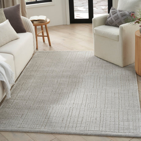 Nourison Andes And06 Silver Rug - Nourison - 99446933263