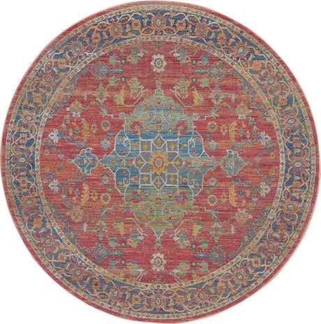 Nourison Ankara Global Anr01 Multicolor Rugs - Nourison - 99446456311