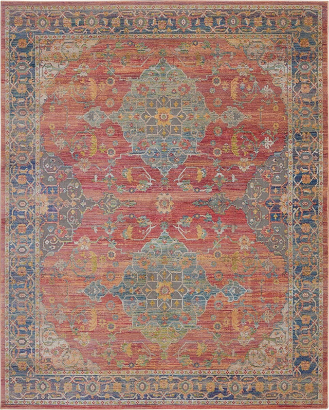 Nourison Ankara Global Anr01 Multicolor Rugs - Nourison - 99446456311