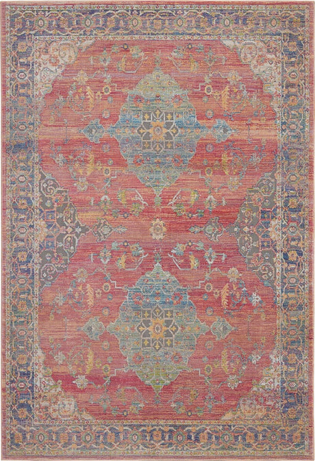 Nourison Ankara Global Anr01 Multicolor Rugs - Nourison - 99446458575