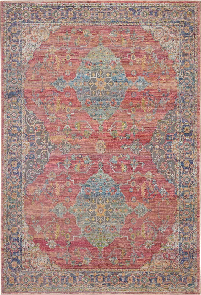 Nourison Ankara Global Anr01 Multicolor Rugs - Nourison - 99446458575