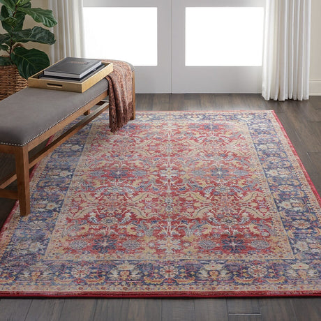 Nourison Ankara Global Anr02 Red Rugs - Nourison - 99446456403