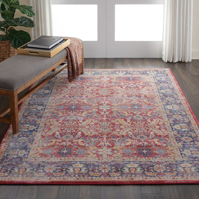 Nourison Ankara Global Anr02 Red Rugs - Nourison - 99446456403