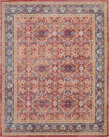 Nourison Ankara Global Anr02 Red Rugs - Nourison - 99446456458