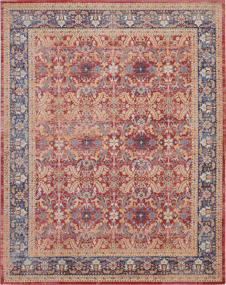 Nourison Ankara Global Anr02 Red Rugs - Nourison - 99446456458