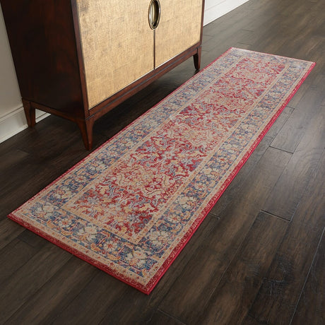 Nourison Ankara Global Anr02 Red Rugs - Nourison - 99446456458