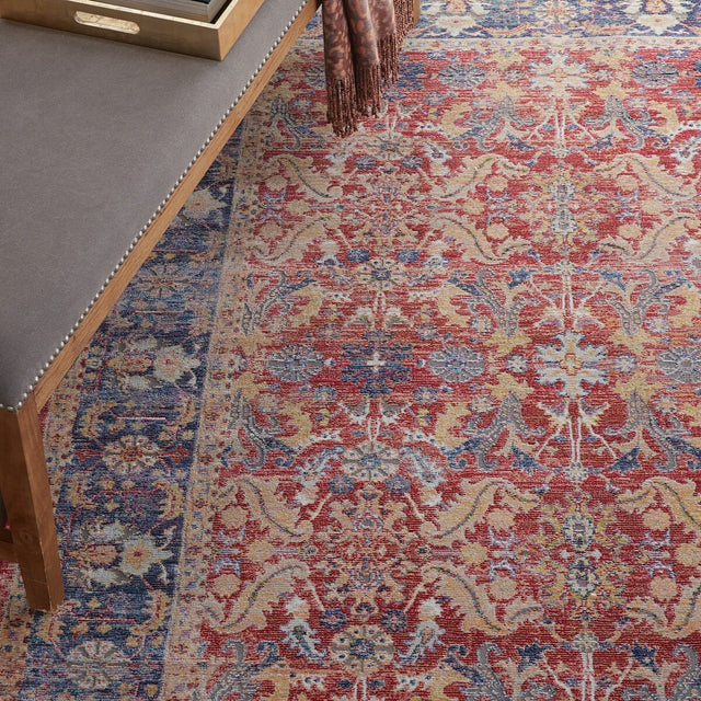 Nourison Ankara Global Anr02 Red Rugs - Nourison - 99446456458