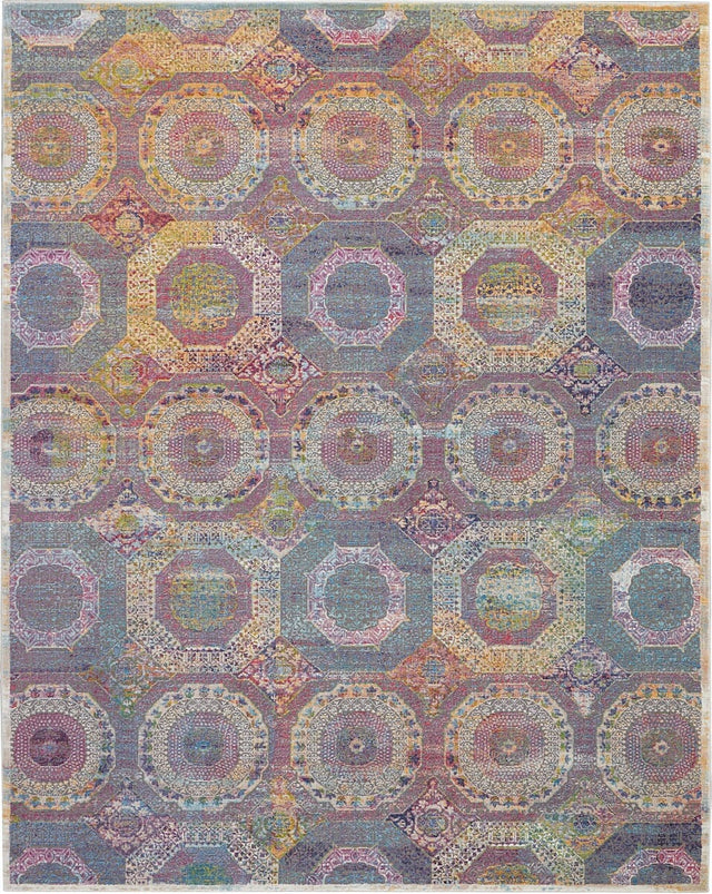 Nourison Ankara Global Anr05 Multicolor Rugs - Nourison - 99446456915