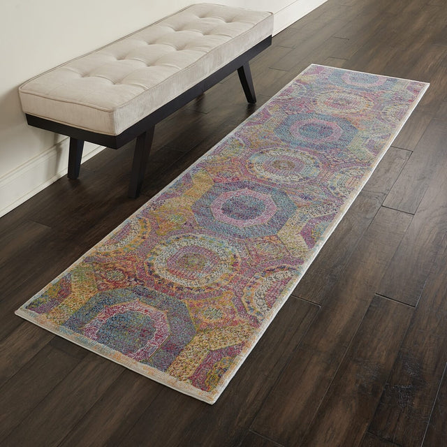 Nourison Ankara Global Anr05 Multicolor Rugs - Nourison - 99446456915