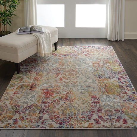 Nourison Ankara Global Anr06 Ivory / Orange Rugs - Nourison - 99446457172