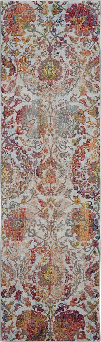 Nourison Ankara Global Anr06 Ivory / Orange Rugs - Nourison - 99446457189