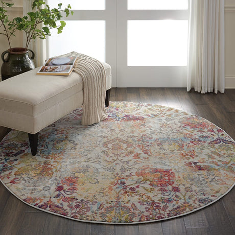 Nourison Ankara Global Anr06 Ivory / Orange Rugs - Nourison - 99446457202