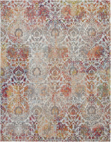 Nourison Ankara Global Anr06 Ivory / Orange Rugs - Nourison - 99446457202