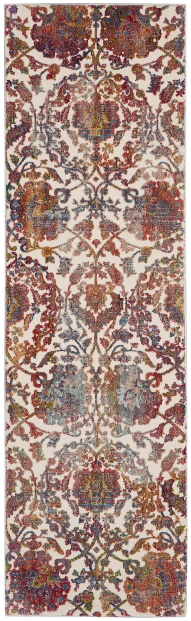 Nourison Ankara Global Anr06 White/Multi Rug - Nourison - 99446856470