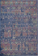 Nourison Ankara Global Anr08 Navy / Multicolor Rugs - Nourison - 99446457400