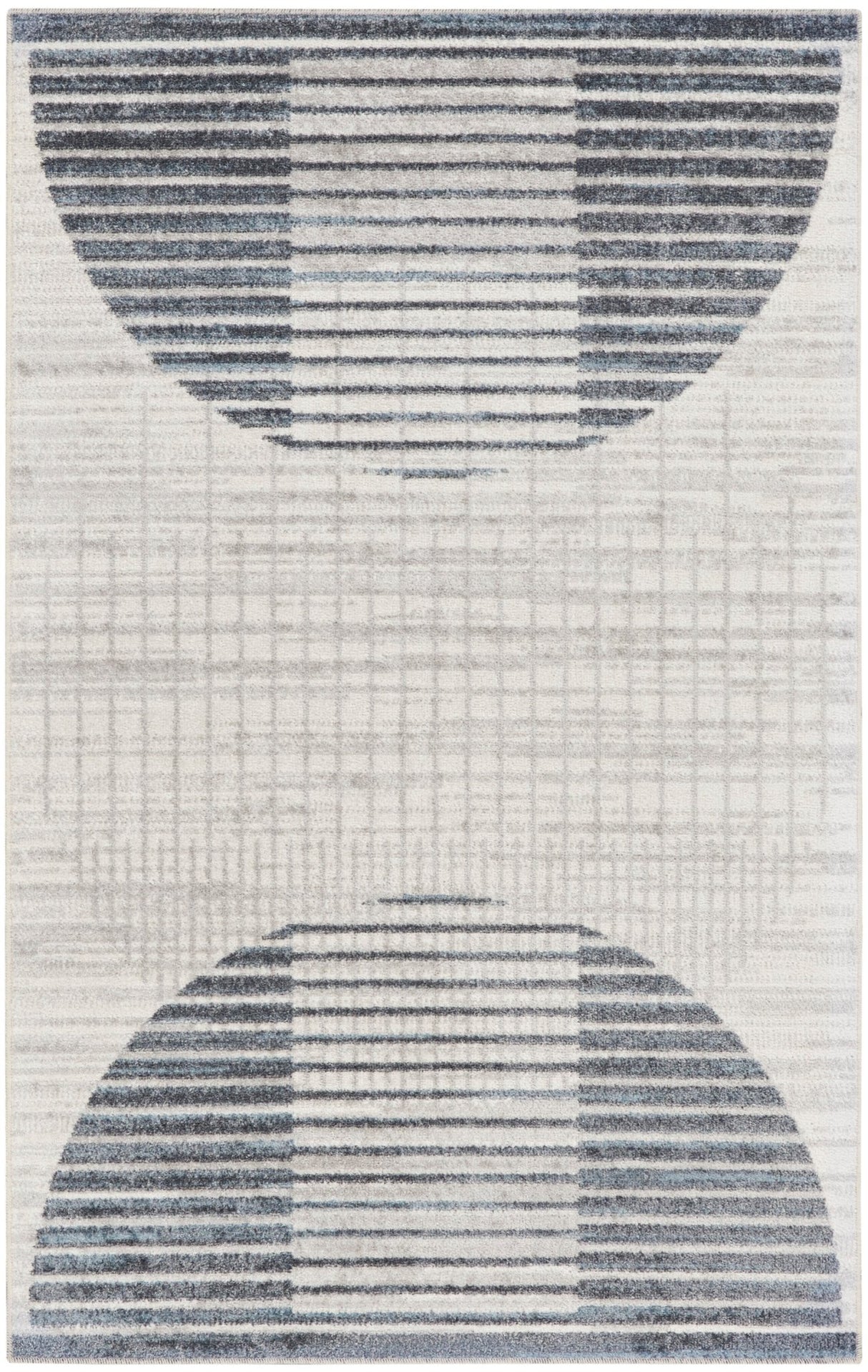 Nourison Astra ASW03 Ivory Blue Rugs - 99446119735