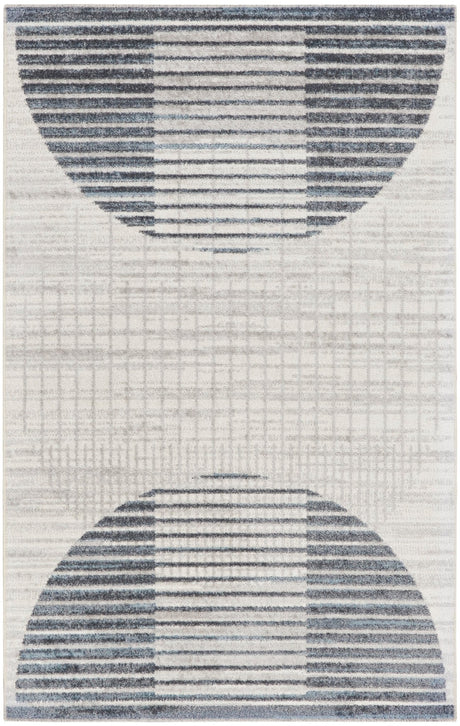 Nourison Astra ASW03 Ivory Blue Rugs - 99446119735