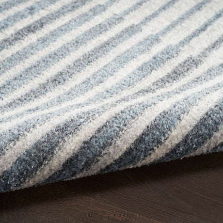 Nourison Astra ASW03 Ivory Blue Rugs - 99446119810