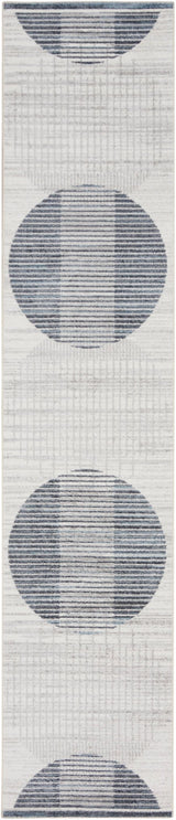 Nourison Astra ASW03 Ivory Blue Rugs - 99446119810
