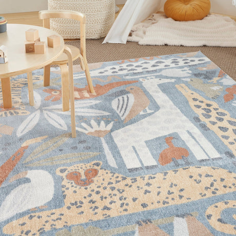 Nourison Astra Machine Washable Asw01 Multicolor Rug - Nourison - 99446119612