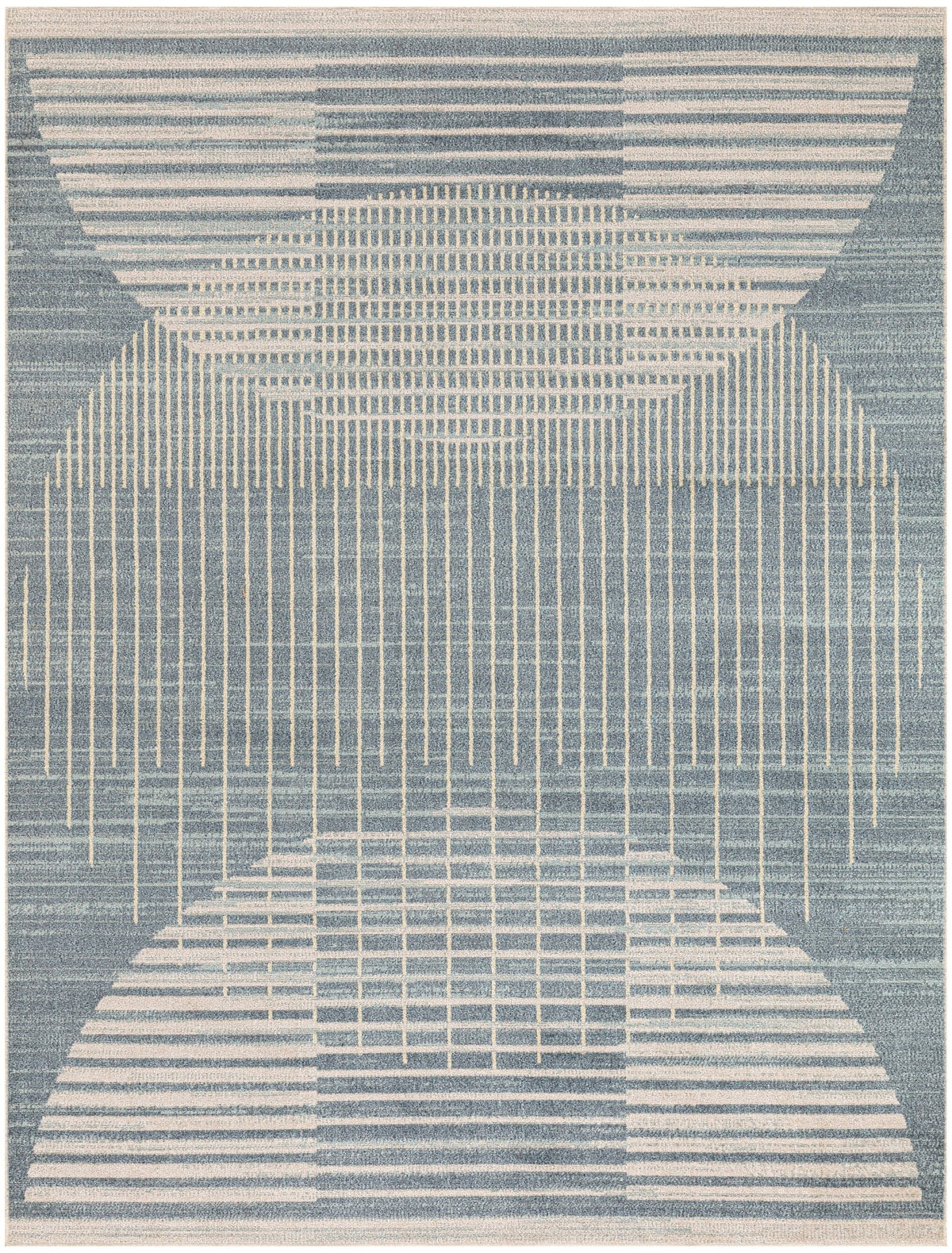 Nourison Astra Machine Washable ASW03 Machine Made Blue Rug