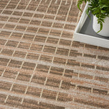Nourison Astra Machine Washable ASW03 Machine Made Latte Rug