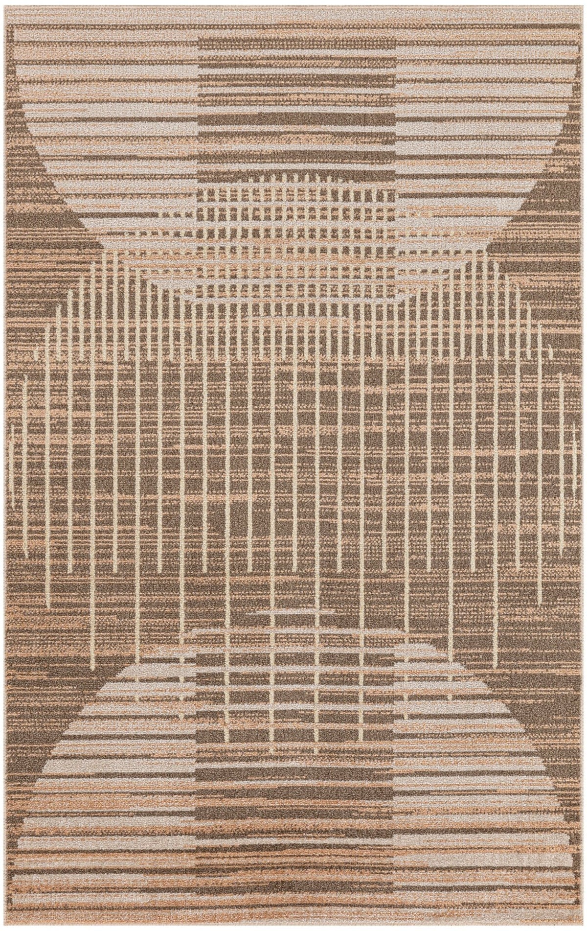 Nourison Astra Machine Washable ASW03 Machine Made Latte Rug