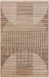 Nourison Astra Machine Washable ASW03 Machine Made Latte Rug