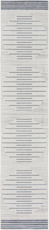 Nourison Astra Machine Washable Asw04 Ivory Blue Rug - Nourison - 99446119889